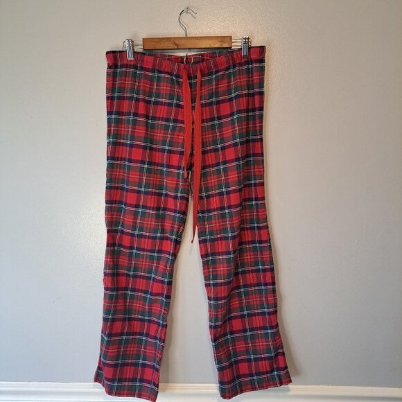 Vineyard Vines Small Mens Plaid‎ Lounge Pants Red Green Holiday Christmas - Picture 1 of 9